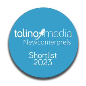 Button Tolino Media Newcomerpreis Shortlist 2023